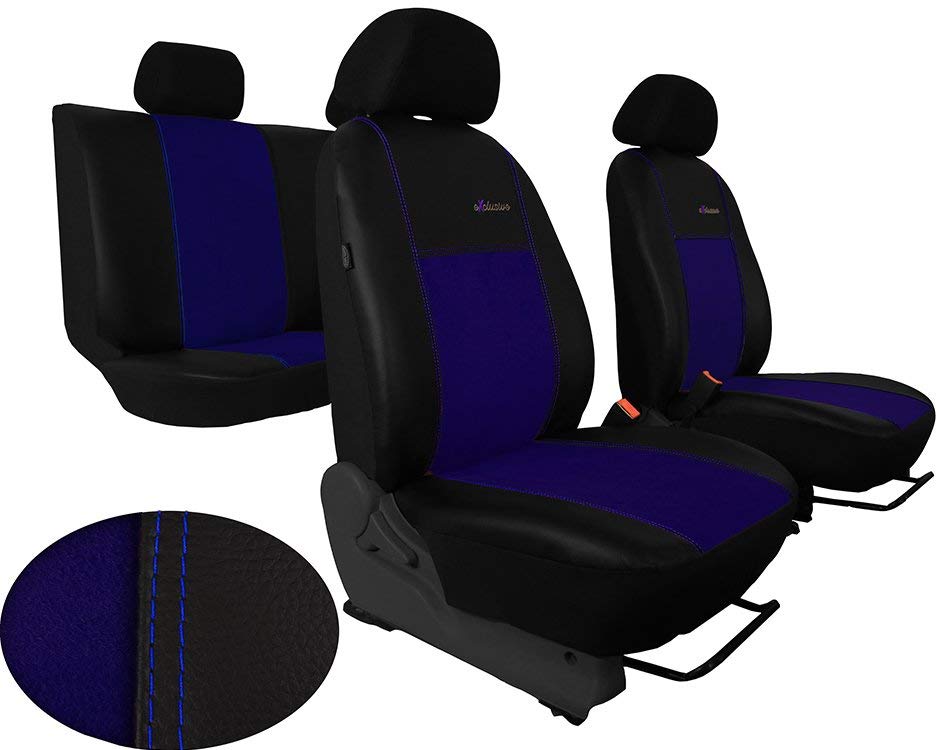 Pokter POK-TER-TUNING Elegance seat covers for Vauxhall Astra K from 2015. Exclusive blue (available in 7 colours in other offers)