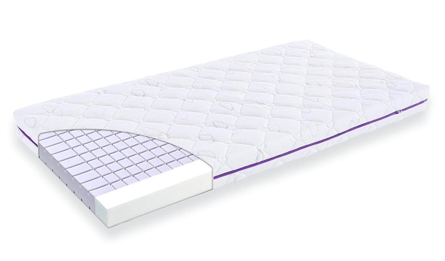 Traeumeland Träumeland T014801 - Baby Mattress Moonlight 60 x 120 cm