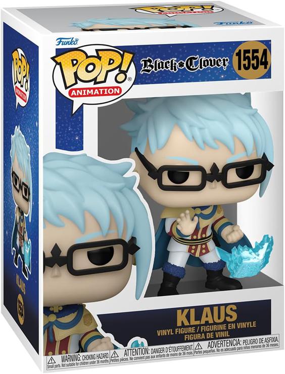 Funko Pop! Animation: Black Clover - Klaus - Vinyl Collectible Figure - Gift Idea - Official Merchandise - Toys For Children and Adults - Anime Fans - Model Figure For Collectors and Display