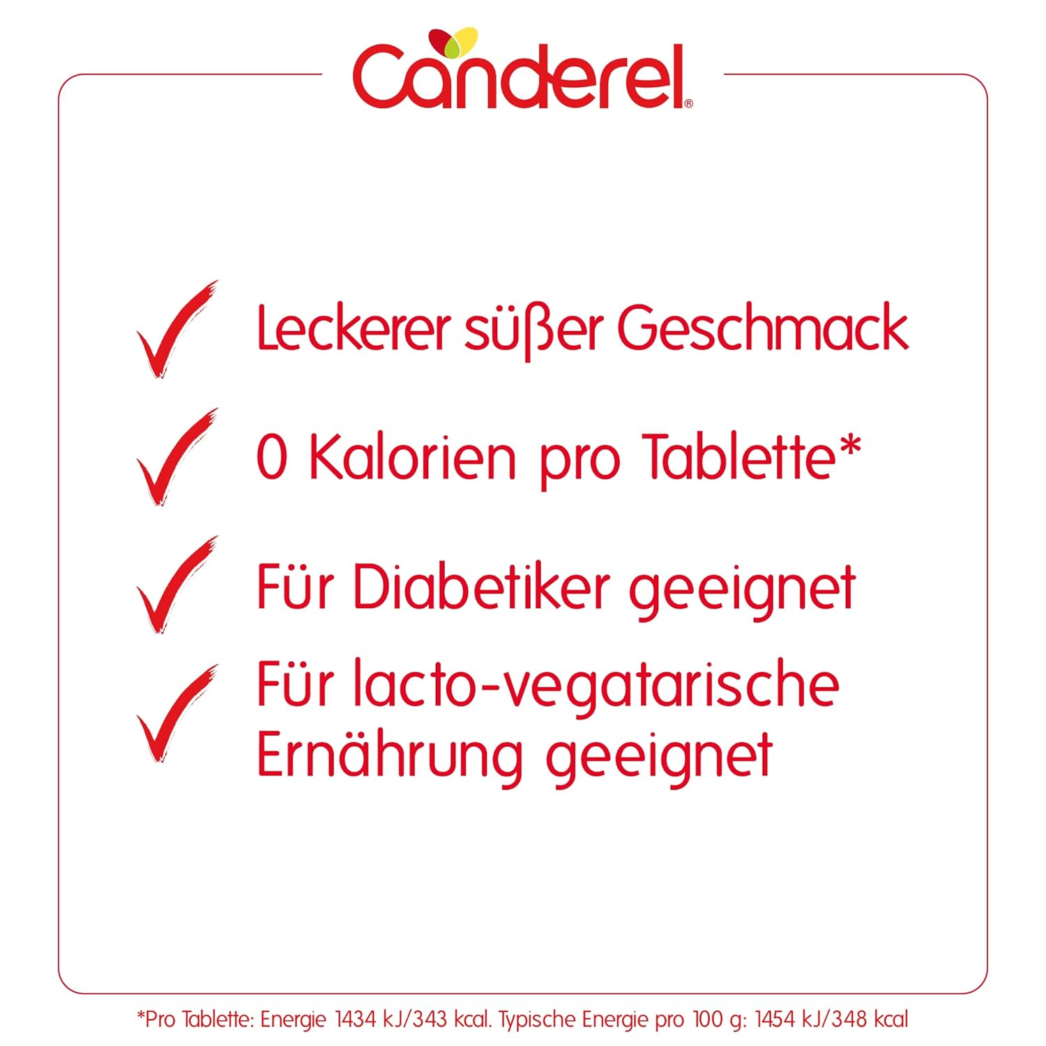 Canderel Starter Kit Dispenser and Refill Pack 600 Tabs (Total), Sugar Substitute, Vegan, Tooth-Friendly, Low Calorie, Intense Sweetening Power