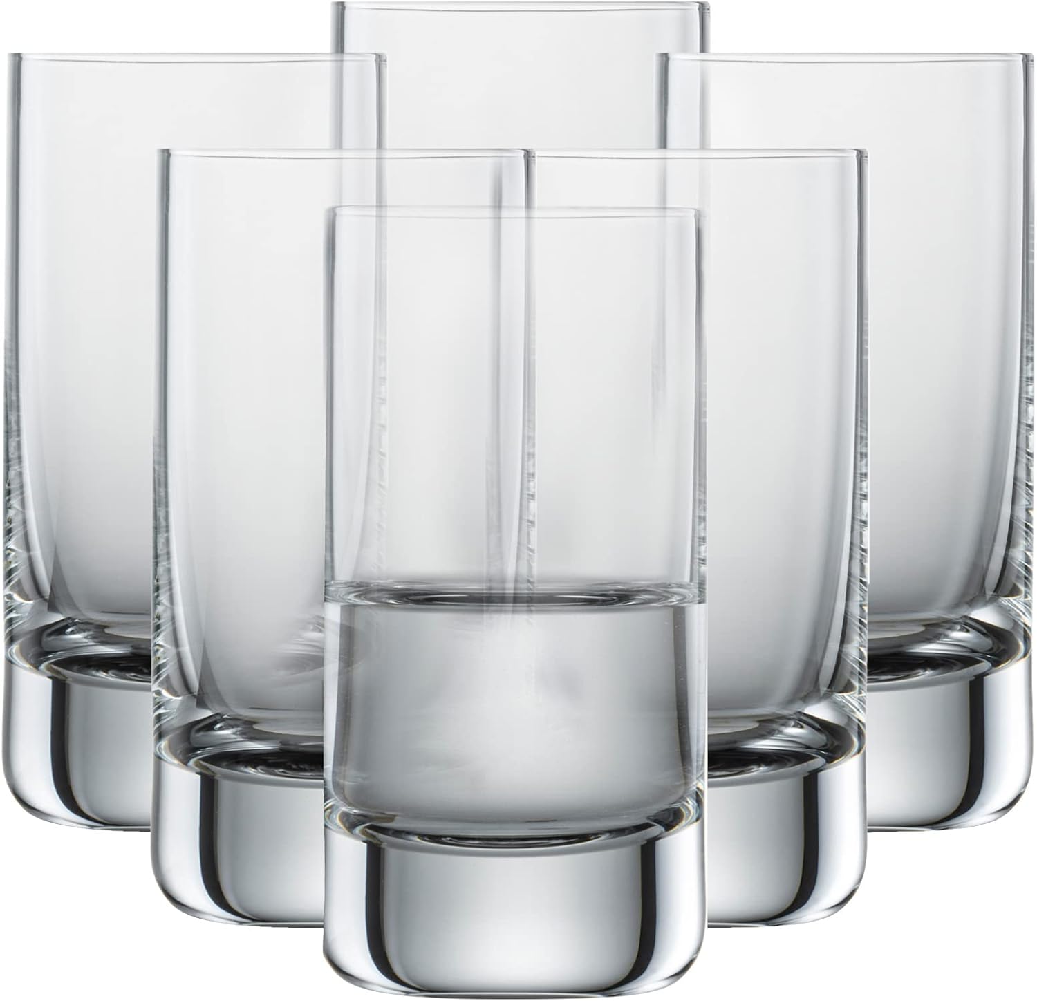 Schott Zwiesel Store SCHOTT ZWIESEL Convention Shot Glasses (Set of 6), Straight-Line Shot Cups for Schnaps, Dishwasher Safe Tritan Crystal Glasses, Made in Germany (Item No. 175545)
