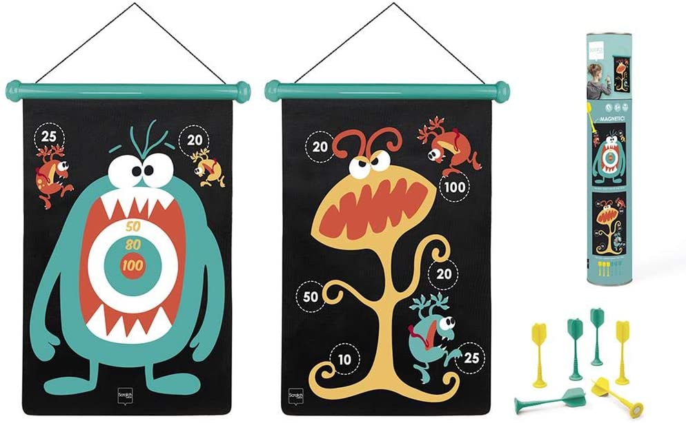 Scratch Monsters Magnetic Darts Game