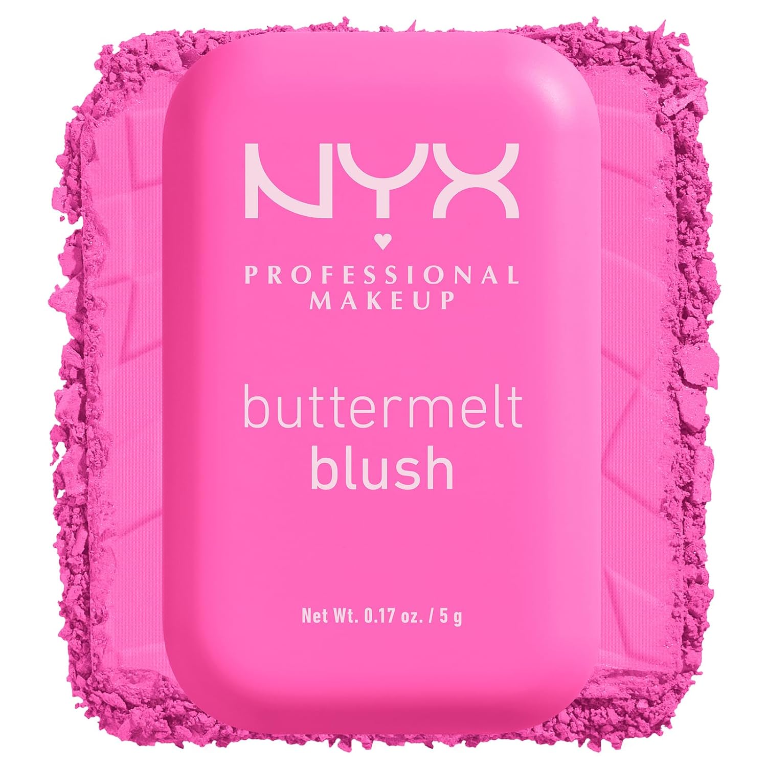 NYX Professional Makeup Buttermelt Blush, Creamy Texture with Shea Butter, Almond Butter & Mango Butter, Easy to Blend for a Fresh Look, Butta Together