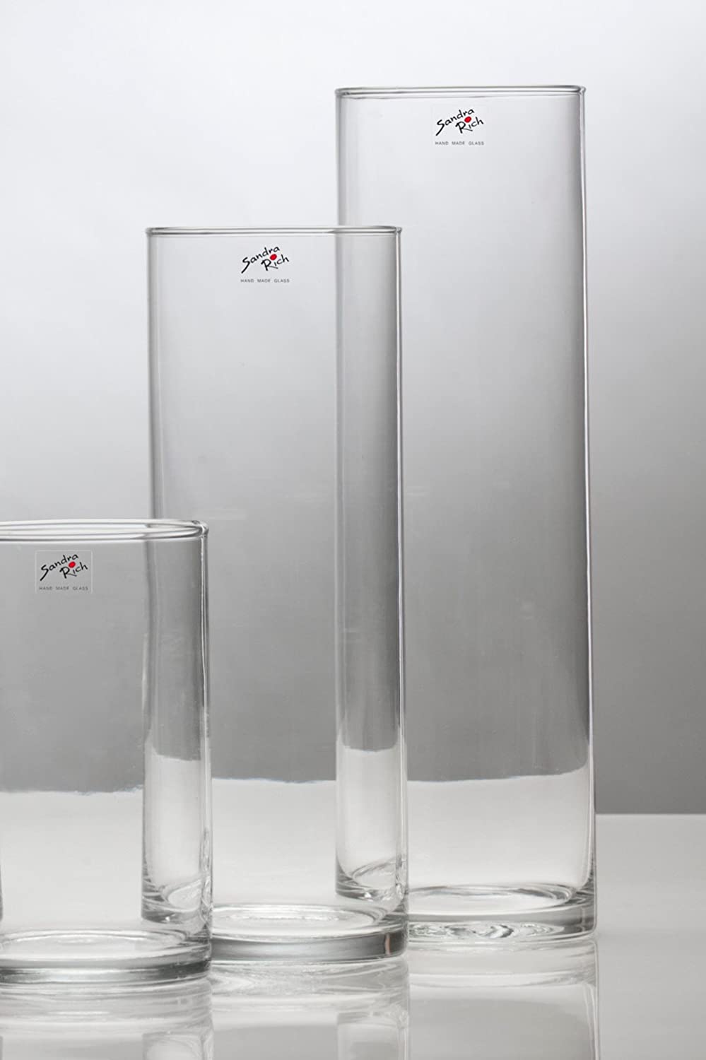 Sandra Rich glass vase CYLI cylinder 25cm