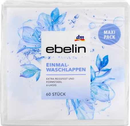 ebelin Disposable washcloths, 60 pieces