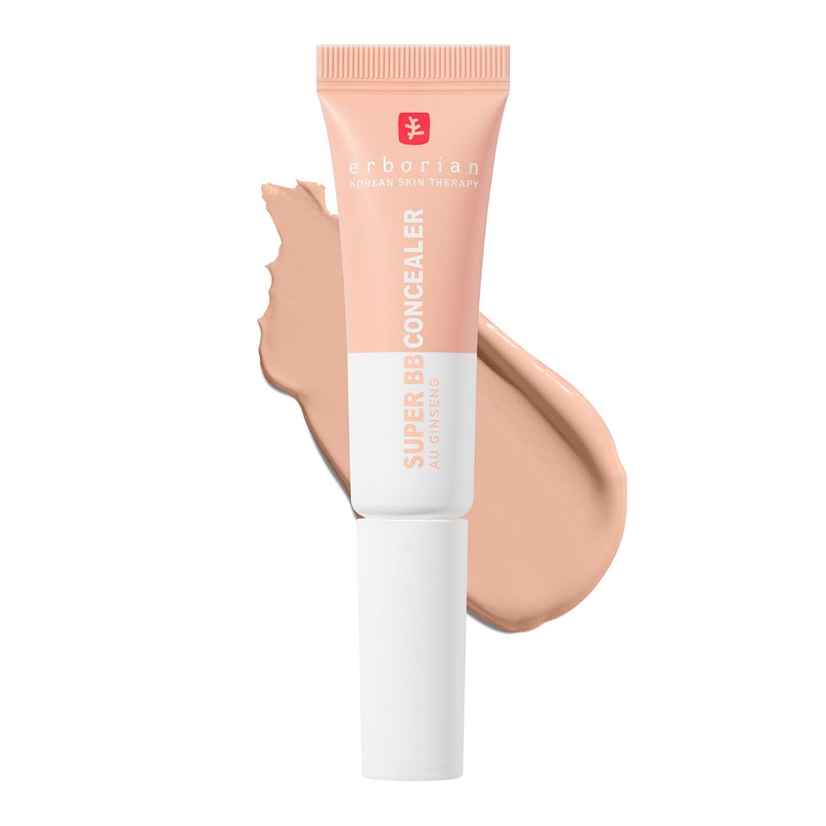 Erborian Super BB CONCEALER Concealer Concealer Enriched with Niacinamide and SPF 25 - Moisturizing Eye Correction, Natural Finish - Korean Cosmetics - Clear 10 ml