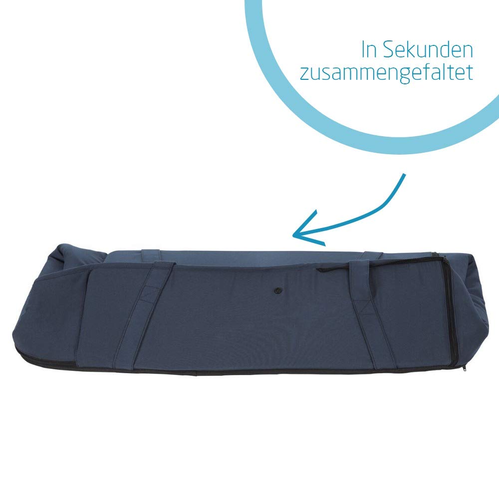 Maxi-Cosi LAIKA Super Light (Only 1.5kg) and Padded Soft Pram Attachment, Fits Maxi-Cosi Laika Pushchair, Baby Carry Bag, Suitable from Birth - Nomad Blue