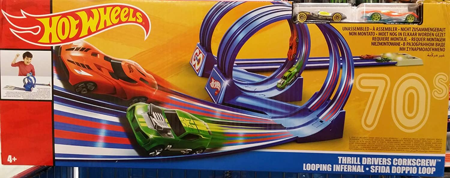 Hot Wheels Ftc96 Thrill Trivers Corksvcrew .