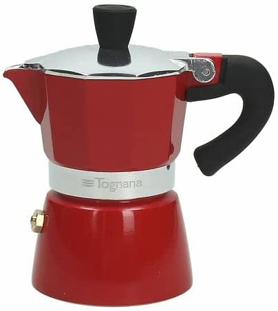 Classic Italian Espresso Maker Espresso Maker in Red from TOGNANA