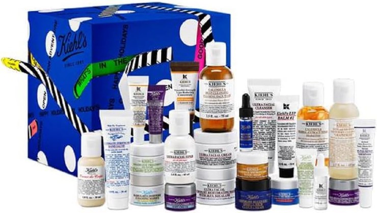 Kiehls Advent Calendar 2024 Women Beauty Value 230€ Cosmetic Advent Calendar for Women and Girls, 24 Gifts, Care Christmas Calendar, Advent Calendar Including JUNG Fragrance Stones