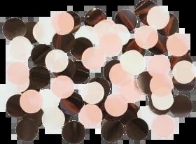 Dekorieren & Einrichten Decorate & Set up Scatter confetti, dots white-pink-rose gold, 24 g
