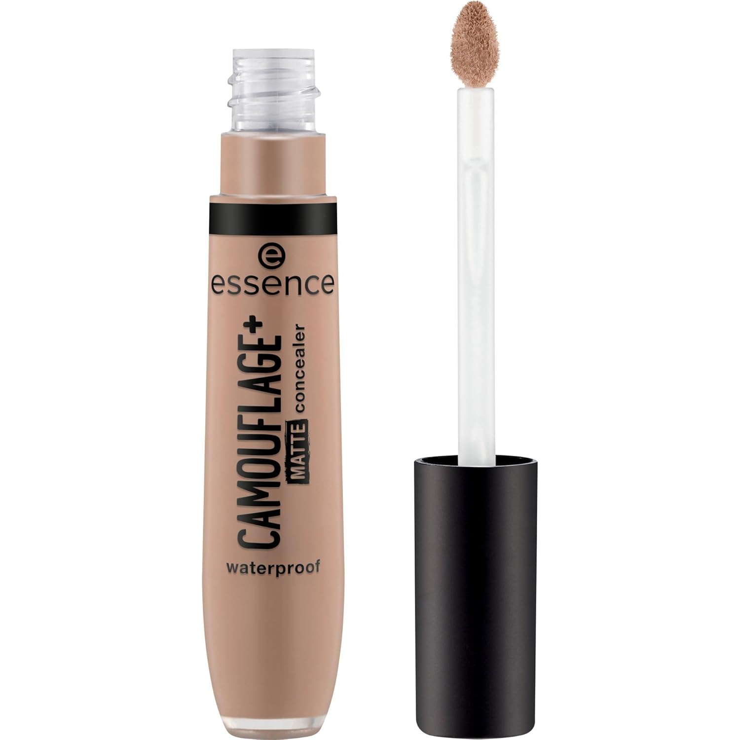 essence CAMOUFLAGE+ MATTE concealer, No. 130, Nude, long-lasting, mattifying, covering, matte, vegan, oil-free, paraben-free, microplastic-free, 1 pack (8 ml)