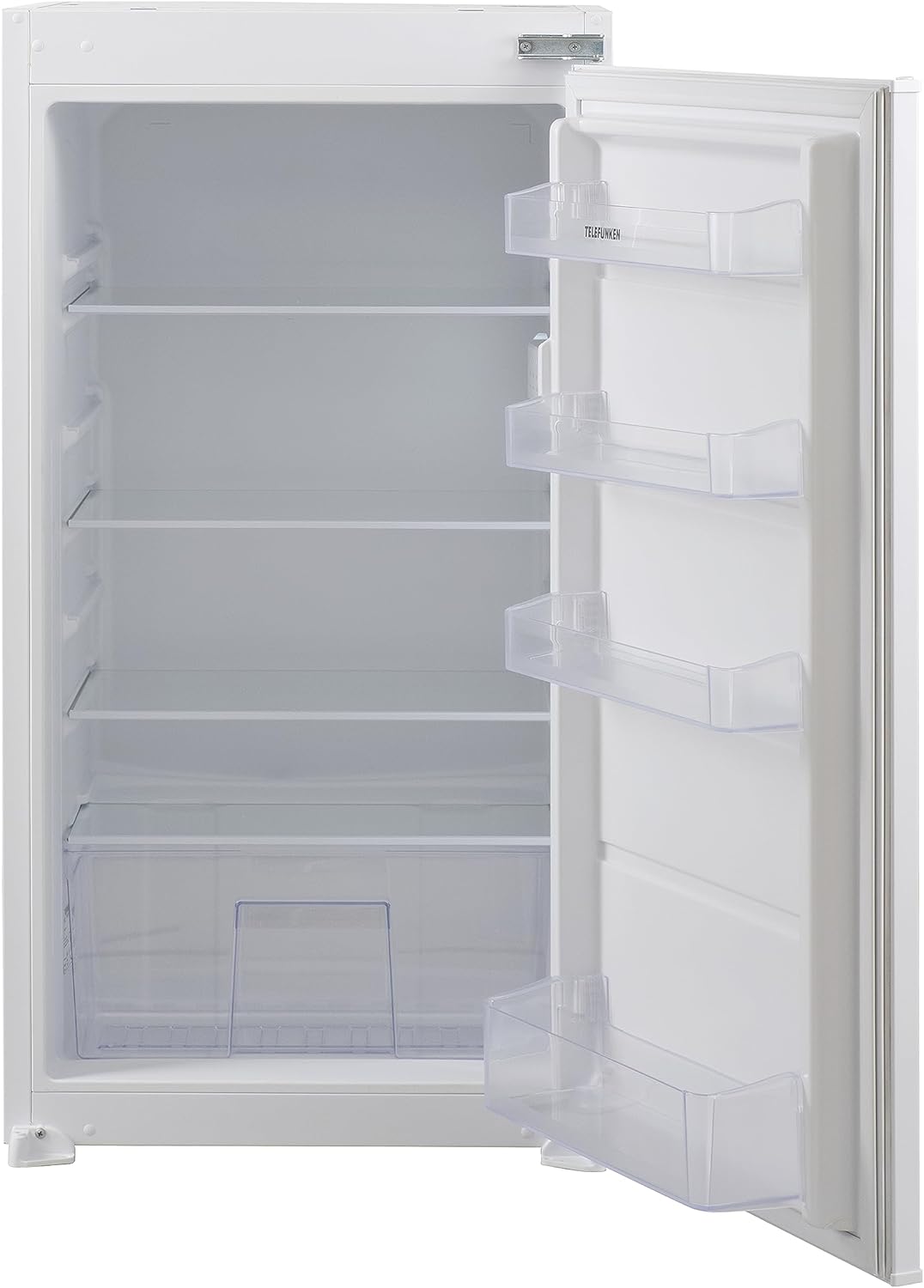 TELEFUNKEN EK102S160E Built-in Fridge without Freezer | 102cm Recess | Towing Door Technology | 154 liter net capacity | Temperature Control | White
