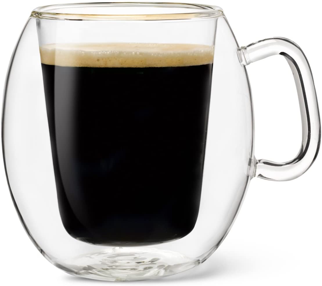 Luigi Bormioli Bredemeijer Double Walled Borosilicaat Glass Supremo, Set of 2, Transparant
