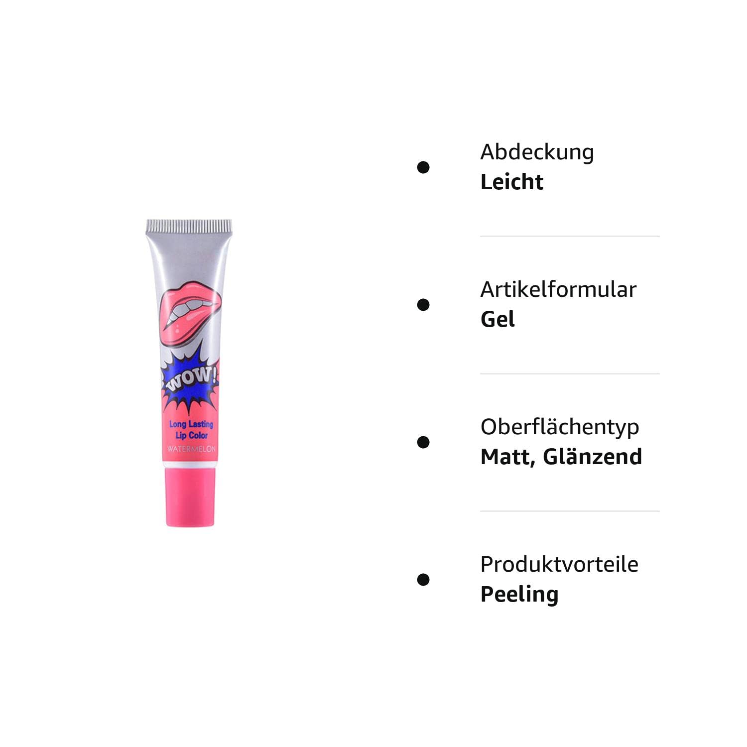Nicejoy 5 colour lip gloss set, lip gloss mask peel off durable waterproof tattoo magic colour peel off lips gel tint, ‎multicoloured