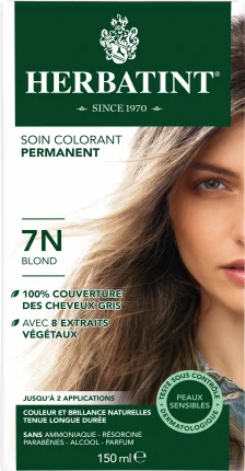 Herbatint Hair color gel 7n blonde, 1 st