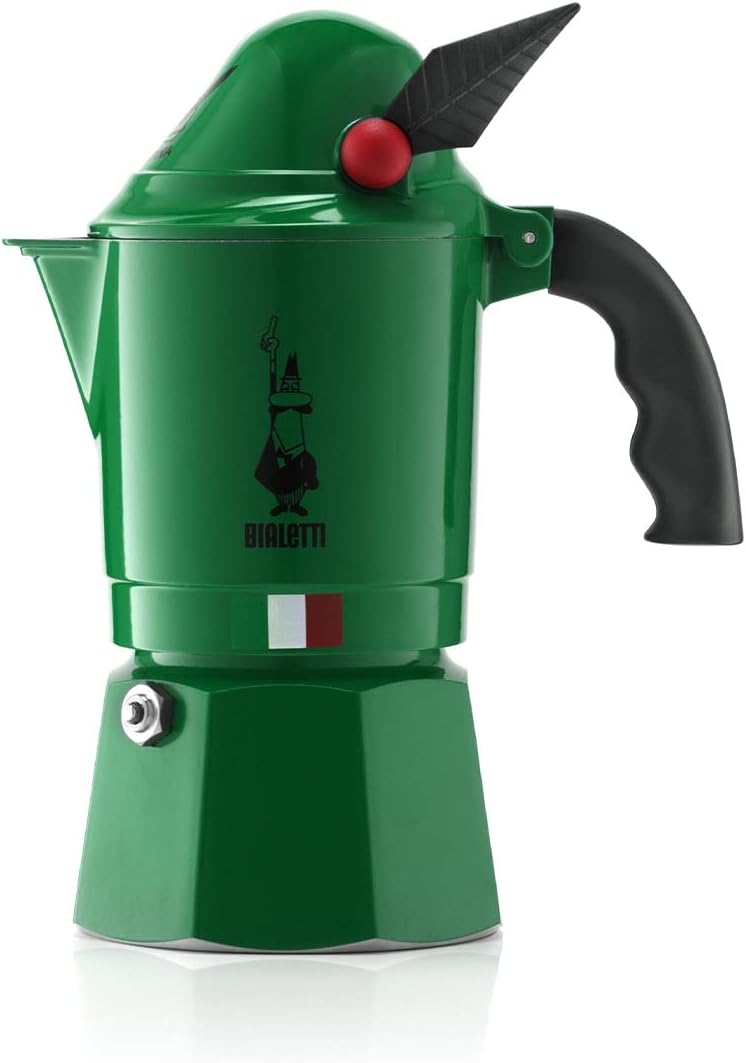 Bialetti Moka Express Alpina 2762 Espresso Maker Aluminium Green