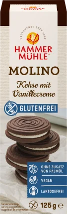 Hammermühle Molino cocoa cookies, gluten free, 125 g
