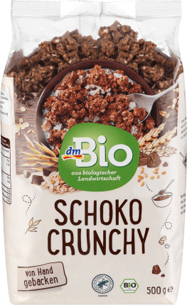 dmBio Crunchy granola Chocolate Crunchy, 500 g