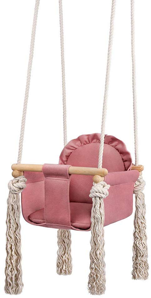 Lulando Swing Children\'s Swing Swing for Youngs, Child-Friendly, for Boys and Girls, Can be Mounted in Any Location, Height-Adjustable, Nursery Decoration