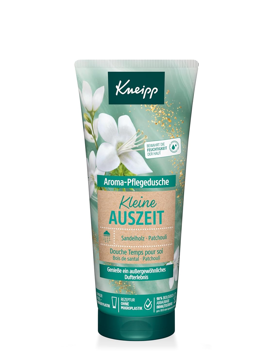 Kneipp Aroma Care Shower Small Time Out – Preserves the Moisture of the Skin – Formulation without Microplastics – Vegan – 200 ml