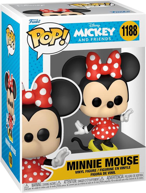 Funko Pop! Disney: Classics - Minnie Mouse - Vinyl Collectible Figure - Gift Idea - Official Merchandise - Toys For Children and Adults - Model Figure For Collectors and Display
