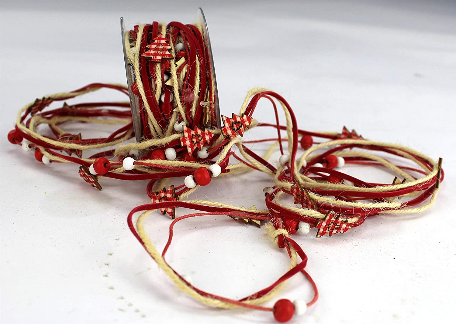 DARO DEKO Daro Decorative Red Decorative Ribbons 4 Compartments Assorted