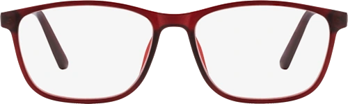 Visiomax Ready-made reading glasses, dark red, transparent +3.00, 1 pc.