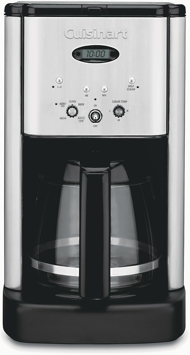 Cuisinart Brew Central DCC-1200 12 Cup Programmable Cofeemaker (Black/Silver)