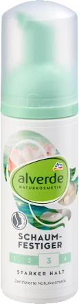 alverde NATURKOSMETIK Mousse lotus flower extract & violet rice, 150 ml