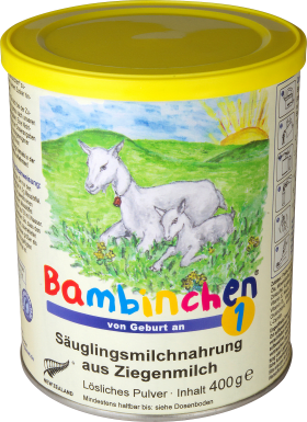 Bambinchen Starting milk 1 from goat's milk from birth, 400 g