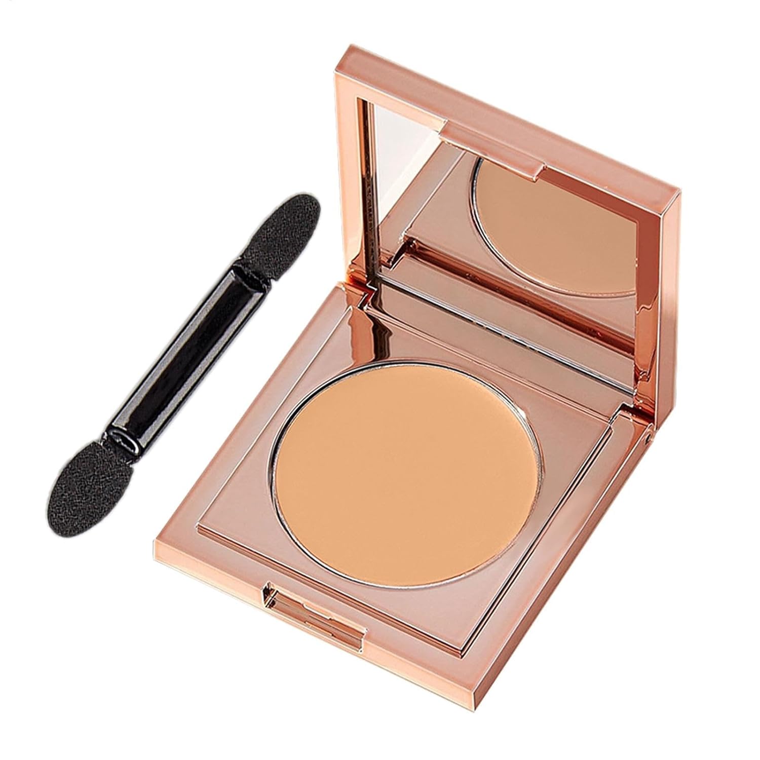 YLBHYIRSJF Coloured Clay Undereye Corrector, CC Undereye Corrector and Brush, Under Eye Hydrating Concealer, Colour Corrector for Dark Circles (02-Natural Colour)