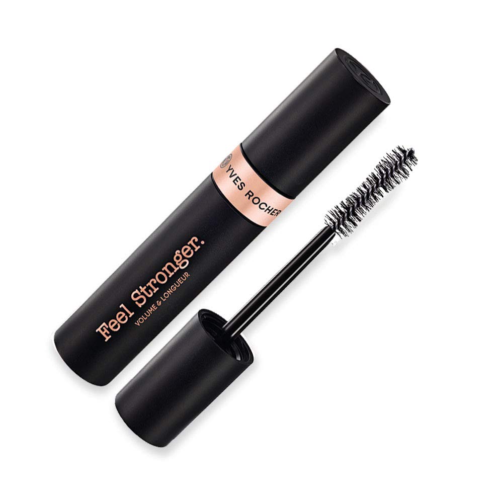 Yves Rocher COULEURS NATURE FEEL STRONGER Mascara Black for Long Eyelashes & Volume 1 x Bottle 10 ml