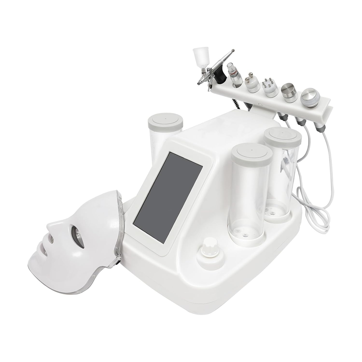 Gqouur 7 in 1 Hydrafacial Device, Water Oxygen Hydrafacial Machine with Face Cover, Aquafacial Device, Professional Hydrodermabrasion Skin Care Machine, Microdermabrasion Device