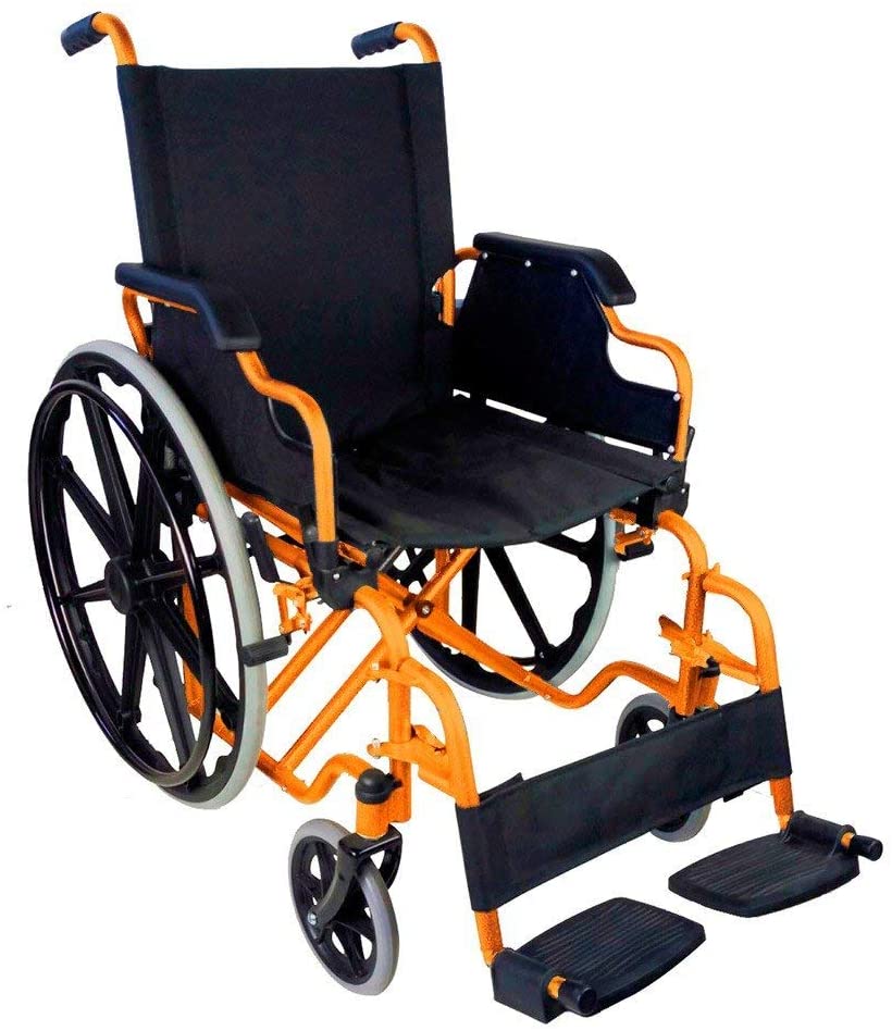 Mobiclinic Steel Wheelchair & Autopropulsable | Giralda With Pipes | Folding | Lightwe