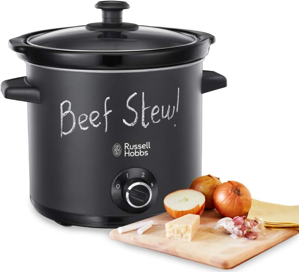 Russell Hobbs 24180-56 Slow Cooker Chalkboard-24180-56, Black