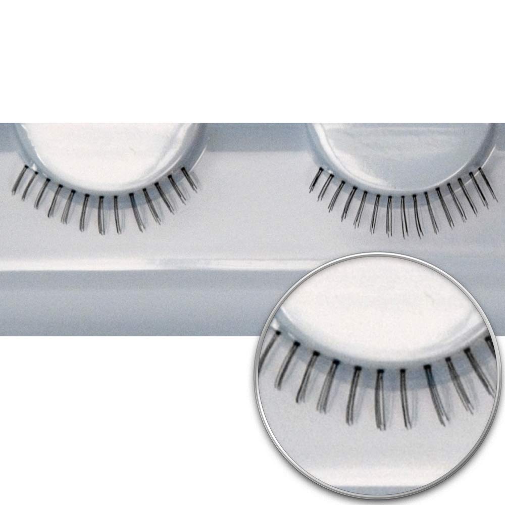 GRIMAS Human Hair False Eyelashes No. 109, Under Lashes, unterwimpern schwarz, ‎109