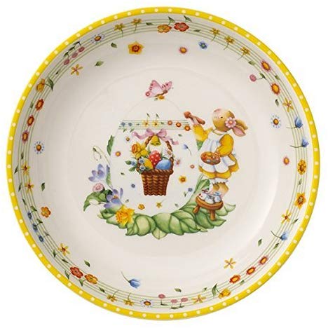 Villeroy & Boch 1486443870 Spring Fantasy Small Easter Basket Eggs Drawing