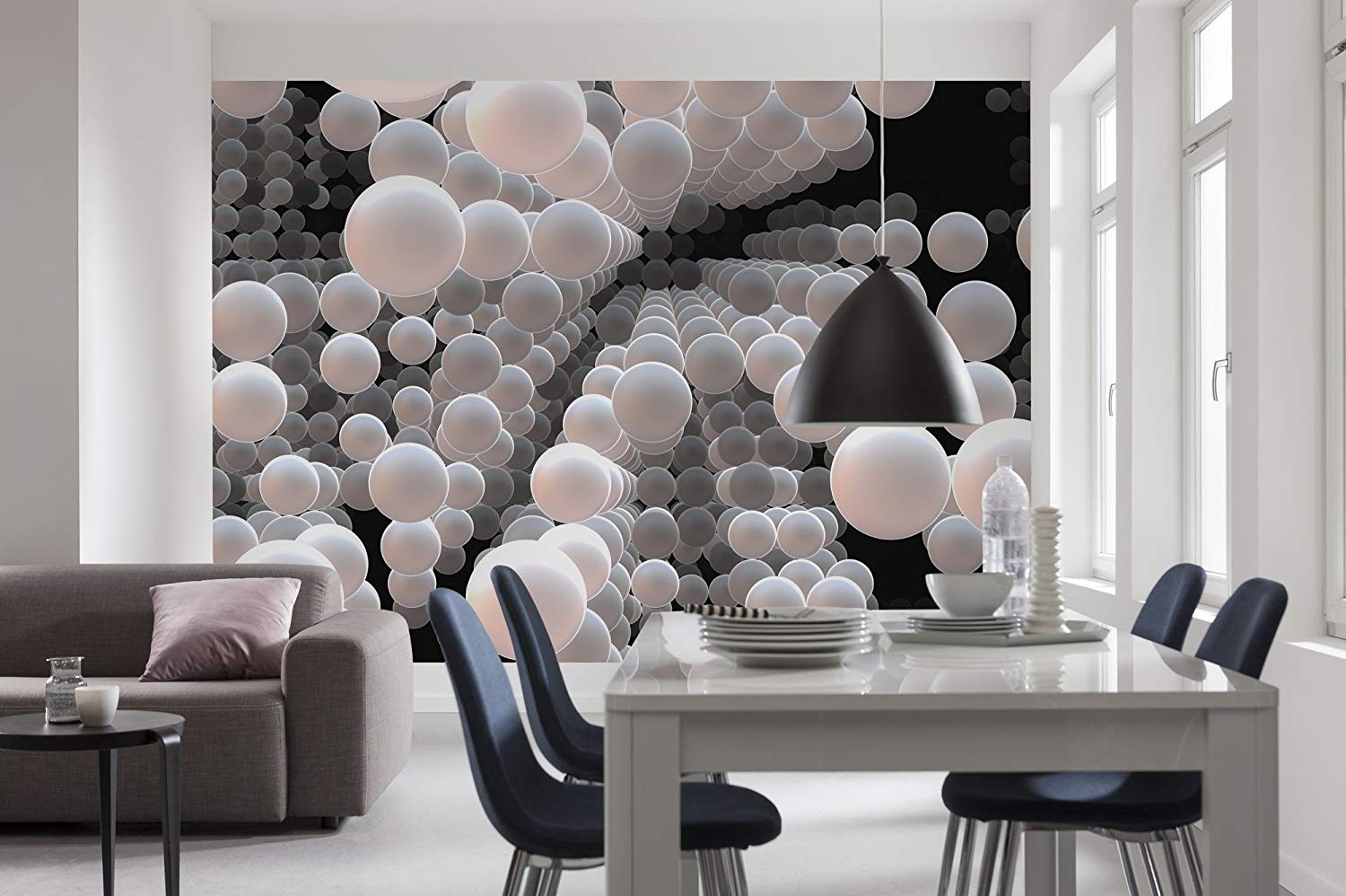 Komar Photo Wallpaper Paper 3D Spherical 8 Dt-880 Size: 368 X 254 Cm (W X 