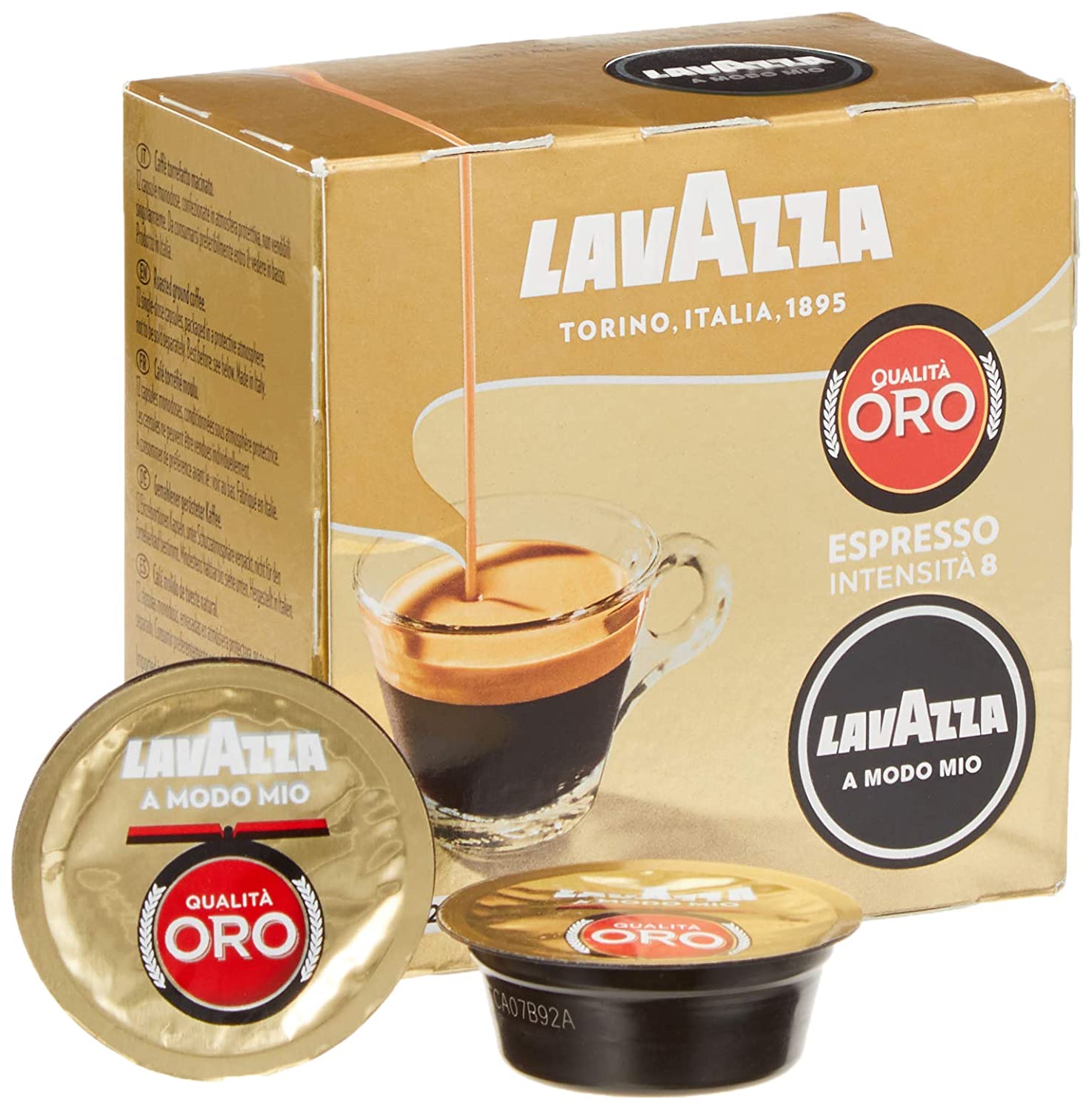 Lavazza A Modo Mio Espresso Qualita Oro, 1 x 12 Kapseln (1 x 90 g)