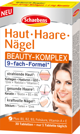 Schaebens Skin Hair Nails Beauty complex 30 pcs, 24 g