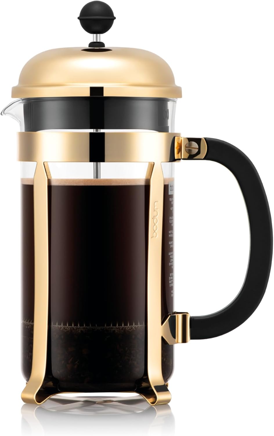 BODUM Chambord 8 Cup French Press Coffee Maker, Gold, 1.0 l, 34 oz