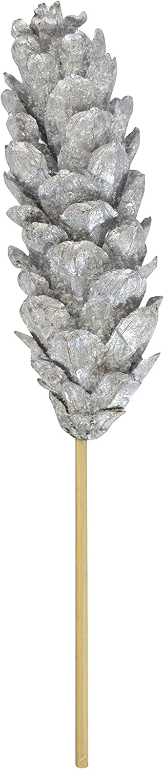 DARO DEKO Fir Pine Cones 10 Pieces on Handle