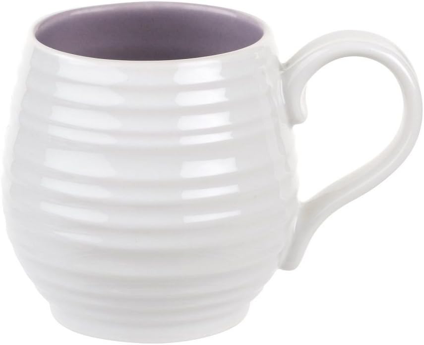 Portmeirion Home & Gifts CPM78731-XT Honeypot Mugs - Mulberry, Set of 4, Ceramic, Purple