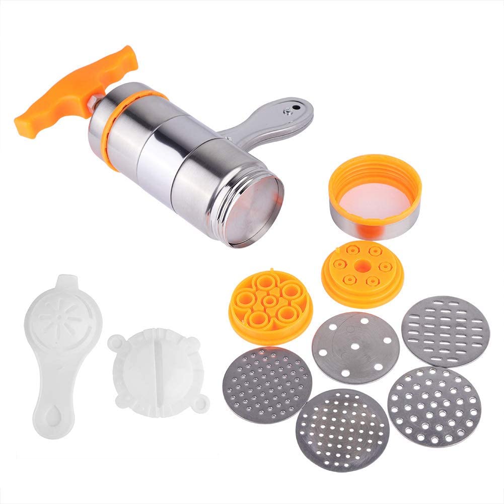 Shoplice Noodle Machine Household Manual Stainless Steel Pasta Maker Nodles Presser 