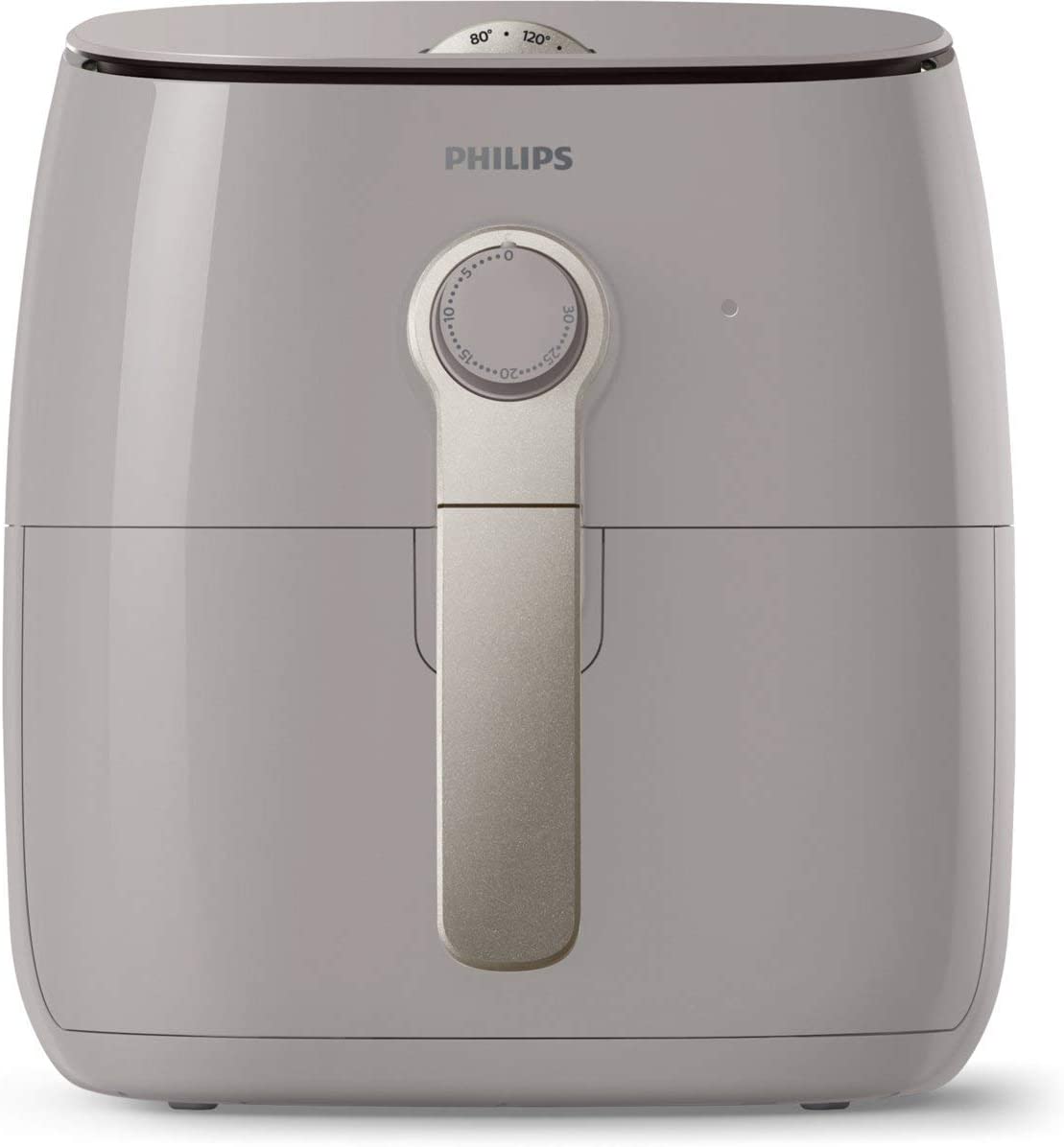 Philips Viva Collection HD9621/80 Solo Free Standing Low Fat Fryer Fryer 1425 W Rotary Low Fat Fryer, 0.8 kg 30 Min, Single, Beige)