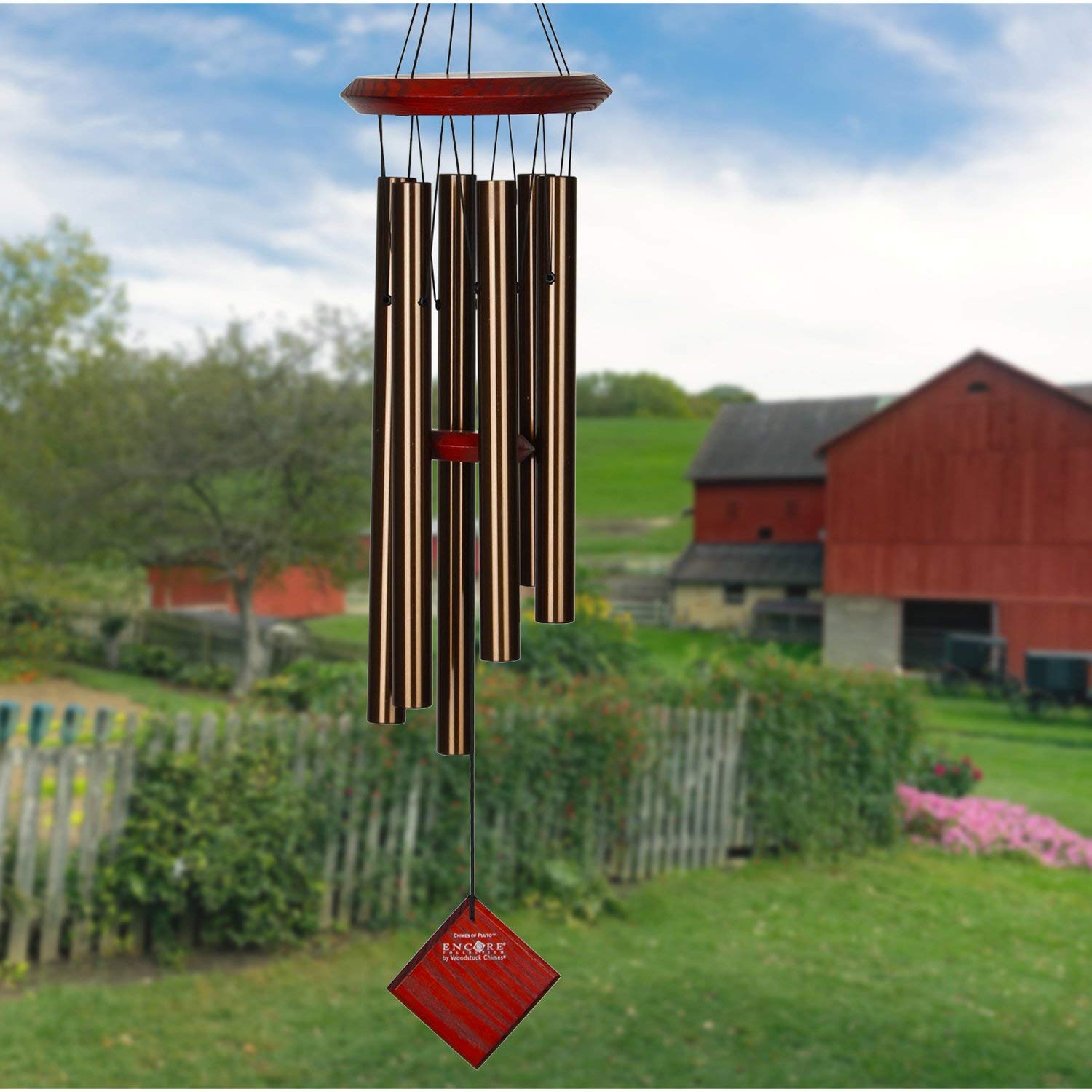 Fountasia Woodstock Encore Collection Bronze Chimes Of Pluto Windchime