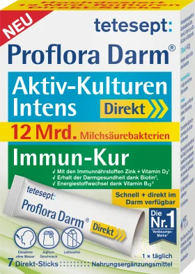 tetesept ProFlora intestine active cultures direct sticks 7 st, 14 g