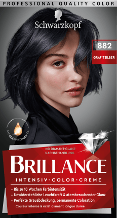 Schwarzkopf Brillance Hair color Graphite silver 882, 1 pc