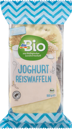 dmBio Yogurt rice waffles, 100 g